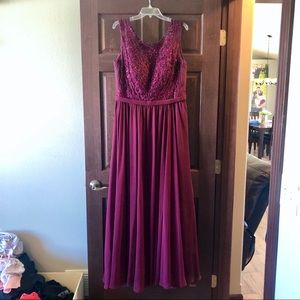 MoriLee Bridesmaid Dress Style #21522 Bordeaux 18